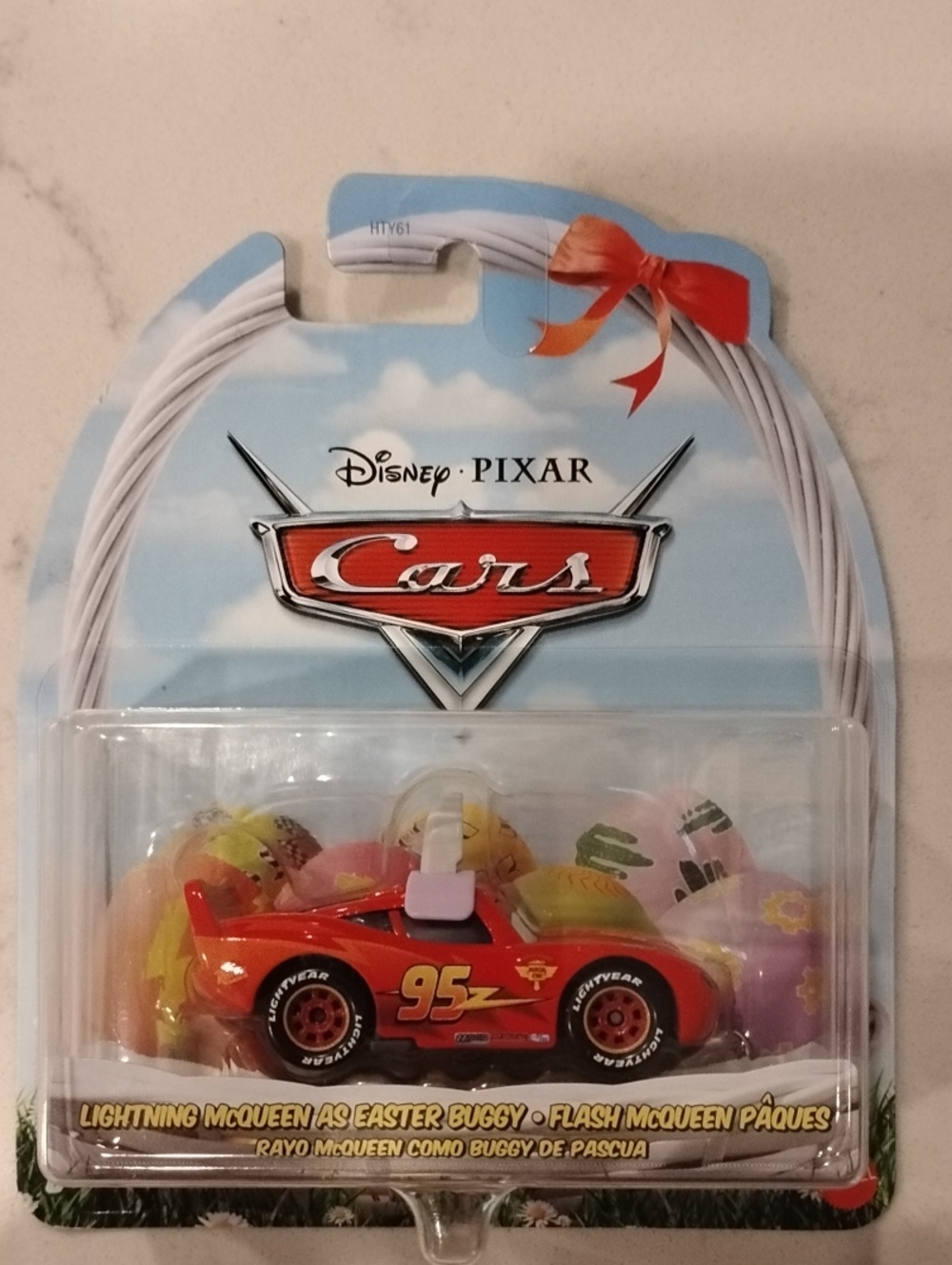 Pixar Cars Lightning McQueen Red Easter Buggy Toy